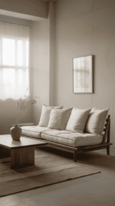 Ide Ruang Tamu Japandi yang Memadukan Ketenangan dan Karakter