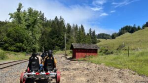 Big adventure on the Skunk Train Railcoaster