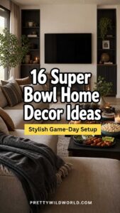 16 Super Bowl Home Decor Ideas for a Stylish Game-Day Setup